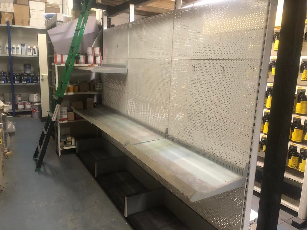 Winkelrek 3 meter breed 2,25 meter hoog, Articles professionnels, Aménagement de Bureau & Magasin | Entrepôt, Rayonnage & Stockage