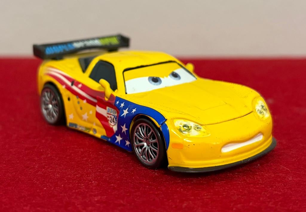 DISNEY CARS Jeff Corvette Diecast 1:55, Verzenden, Nieuw, Auto