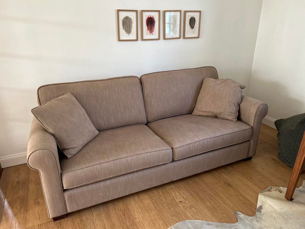 Klassieke zetel incl. 2 passende kussens., Ophalen, Gebruikt, Klassiek, Tweepersoons