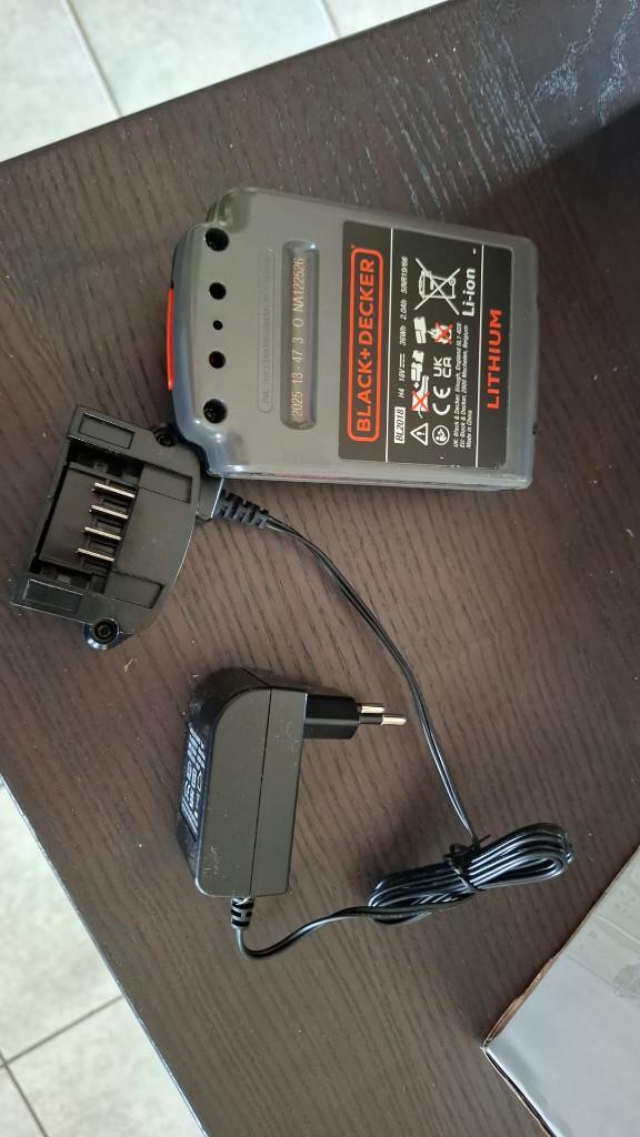 black + decker batterij & lader, Ophalen, Nieuw