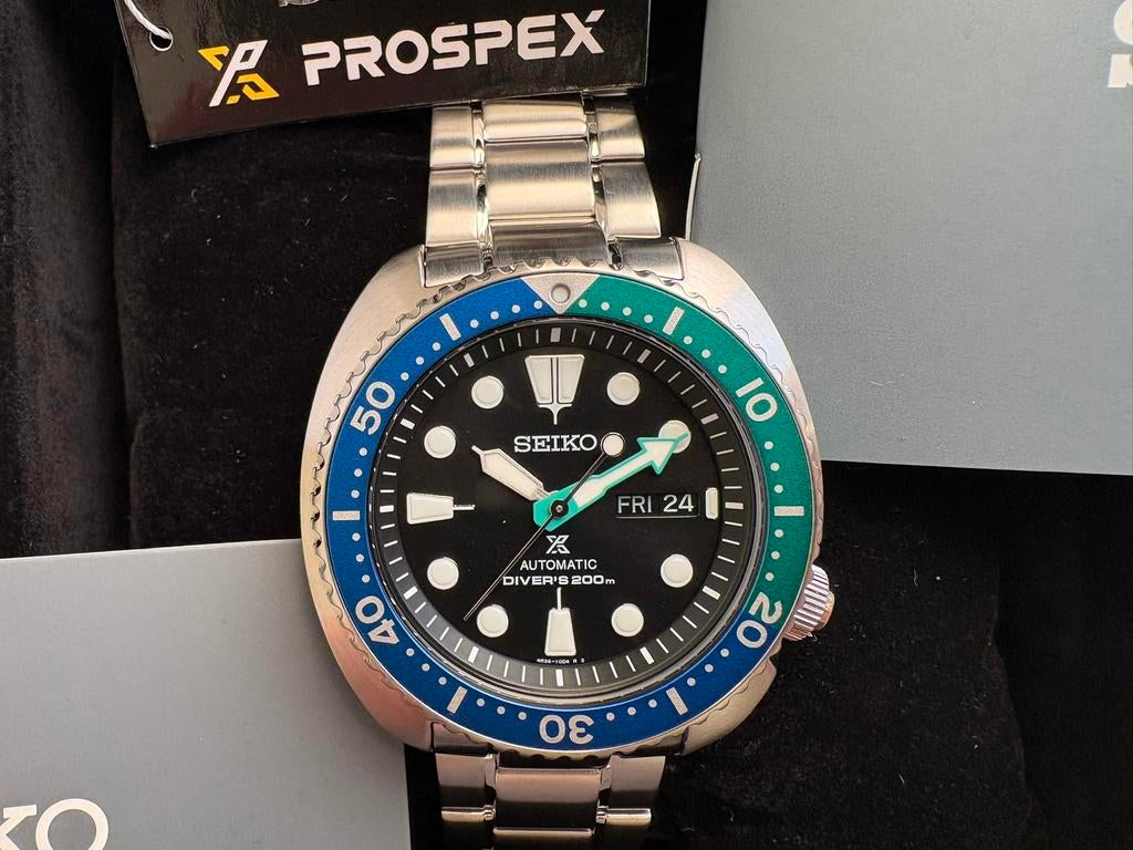 Ensemble complet Seiko Turtle non porté, garantie neuve, Seiko, Acier, Enlèvement, Acier