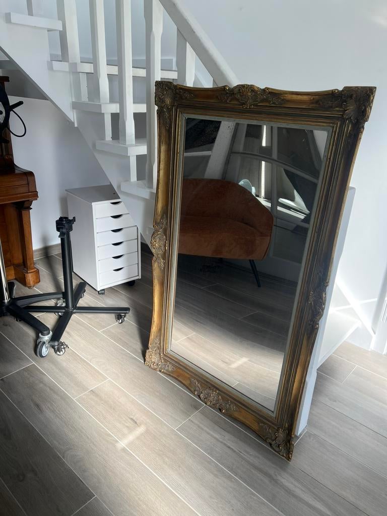 Antieke spiegel te koop, Huis en Inrichting, Woonaccessoires | Spiegels, Ophalen, Gebruikt