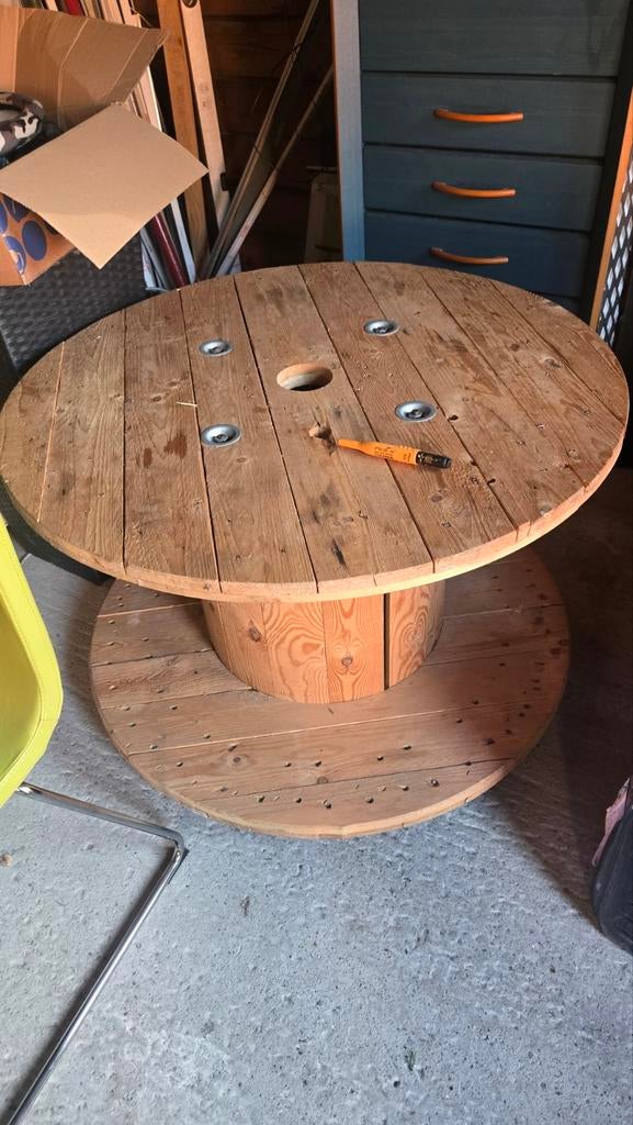 Bobijn (tafel), Ophalen