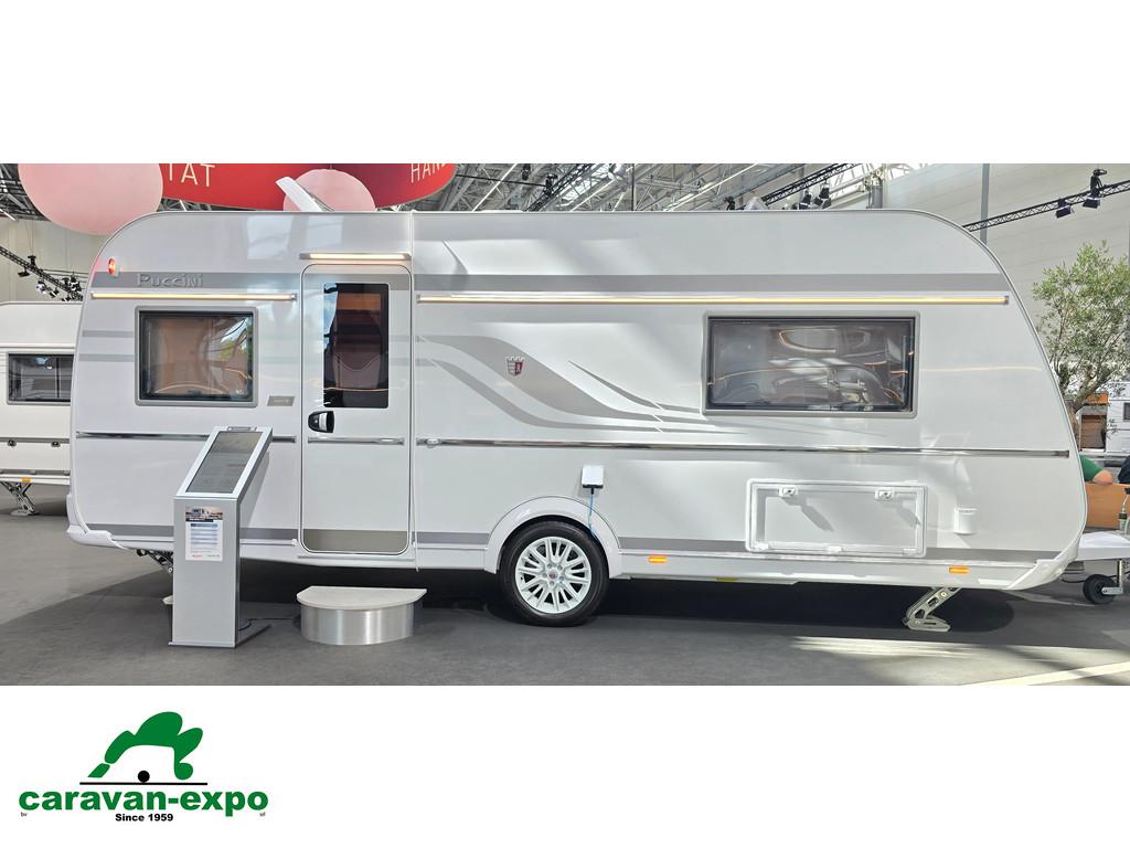 TABBERT PUCCINI 550 E 2,50m (SILVER PEARL), Caravanes & Camping, Caravanes, Entreprise, jusqu'à 4, 1500 - 2000 kg, Tabbert, 5 à 6 mètres