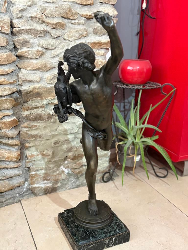 Bronze, signé, Enlèvement, Utilisé