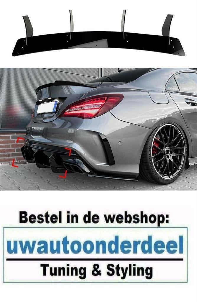 Diffuser Hoogglans Zwart Voor MB C117 X117 CLA 45 AMG FACELI, Verzenden
