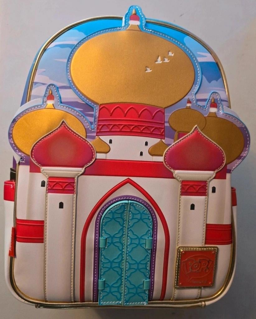 Loungefly rugzak. Kasteel van Yasmine en Alladin. Nieuw!!, Ophalen of Verzenden