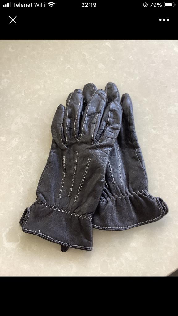 Gants en cuir, Enlèvement ou Envoi, Comme neuf, Gants