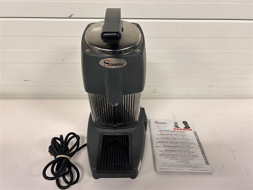 A7228. Santos N10 professionele citruspers, Elektronische apparatuur, Juicers, Ophalen of Verzenden, Gebruikt, Citruspers