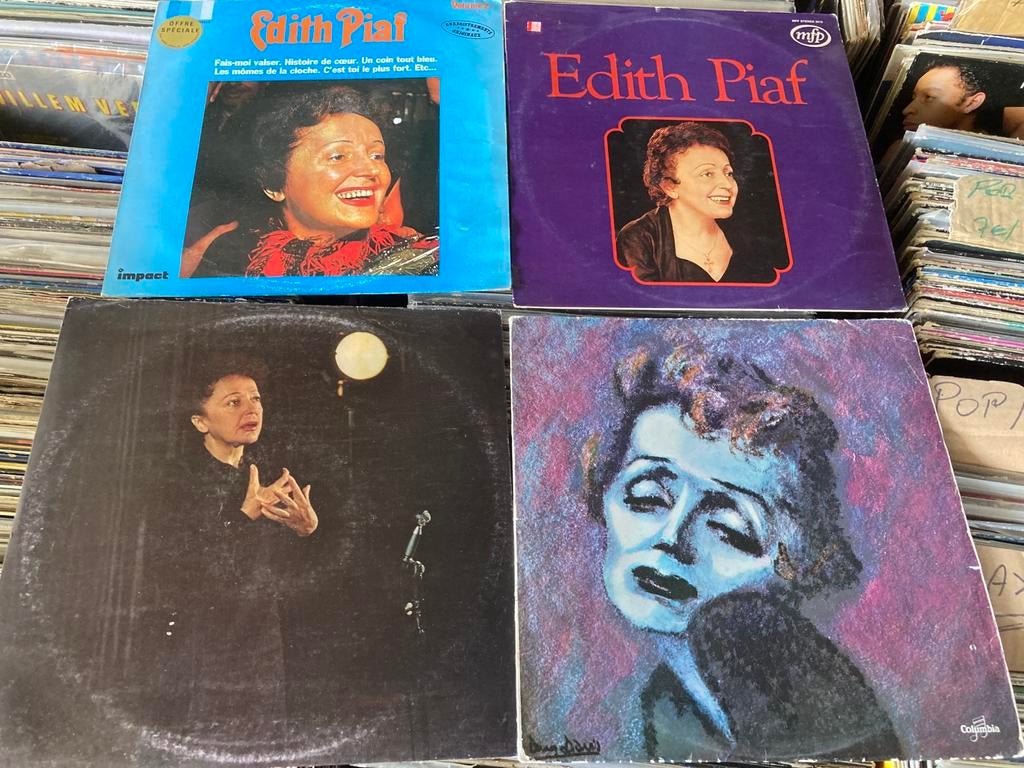EDITH PIAF/ 4 lp’s samen, Enlèvement ou Envoi, Comme neuf