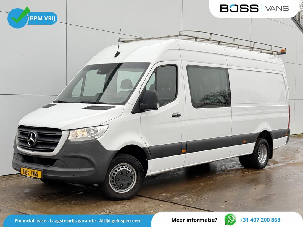 Mercedes-Benz Sprinter 516 2.2 CDI L3H2 Dubbele Cabine 3,5t, Gebruikt, 165 pk, 4 cilinders, Wit