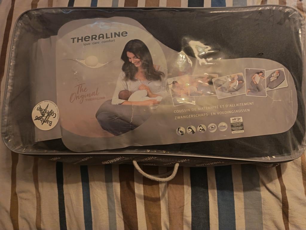 Coussin d'allaitement Theraline the Original Bamboo Collecti, Enlèvement ou Envoi, Comme neuf, Coussin d'allaitement