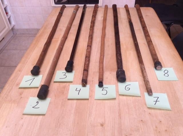 Te koop wandelstokken totaal 21 stuks, Ophalen of Verzenden, Gebruikt