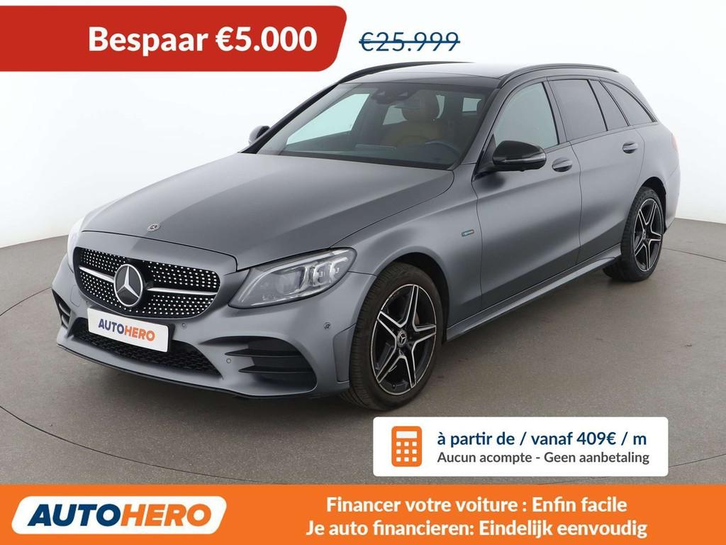 Mercedes-Benz C-Klasse 300 C 300de T AMG Line (bj 2020), Auto's, Mercedes-Benz, Automaat, Achterwielaandrijving, Gebruikt, Leder