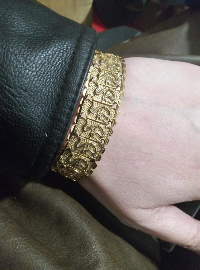 "24k Gold filled" Gouden armband, Ophalen of Verzenden