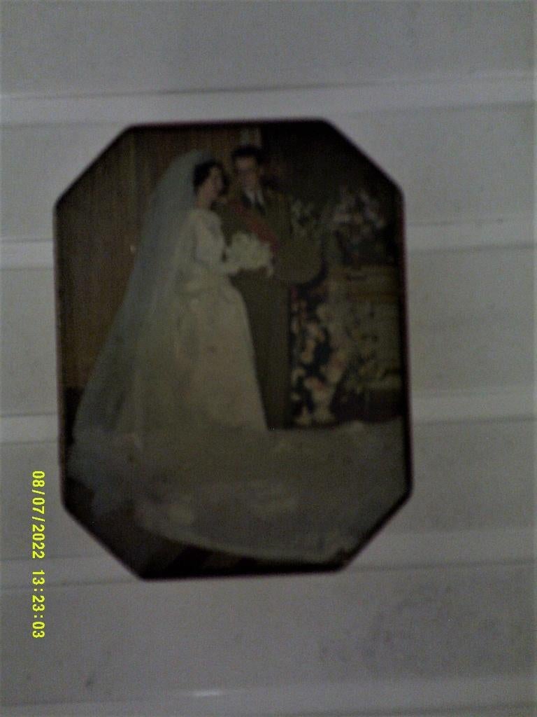 Vintage blikken doos Koningshuis, Verzamelen, Koningshuis en Royalty, Gebruikt, Ophalen of Verzenden