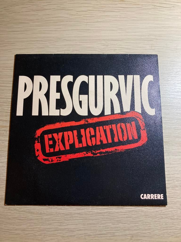 Presgurvic - explication, Cd's en Dvd's, Vinyl Singles, Ophalen, Zo goed als nieuw