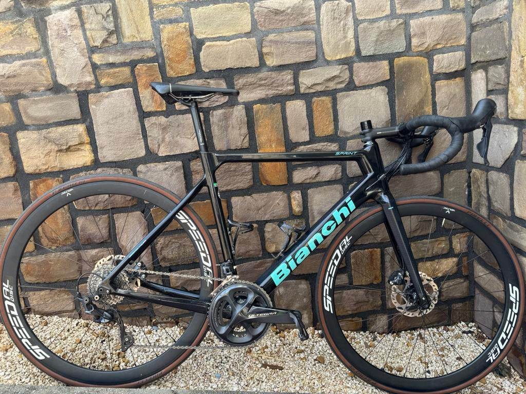 Bianchi Sprint racefiets, Carbon, 10 tot 15 versnellingen, Zo goed als nieuw, 53 tot 57 cm
