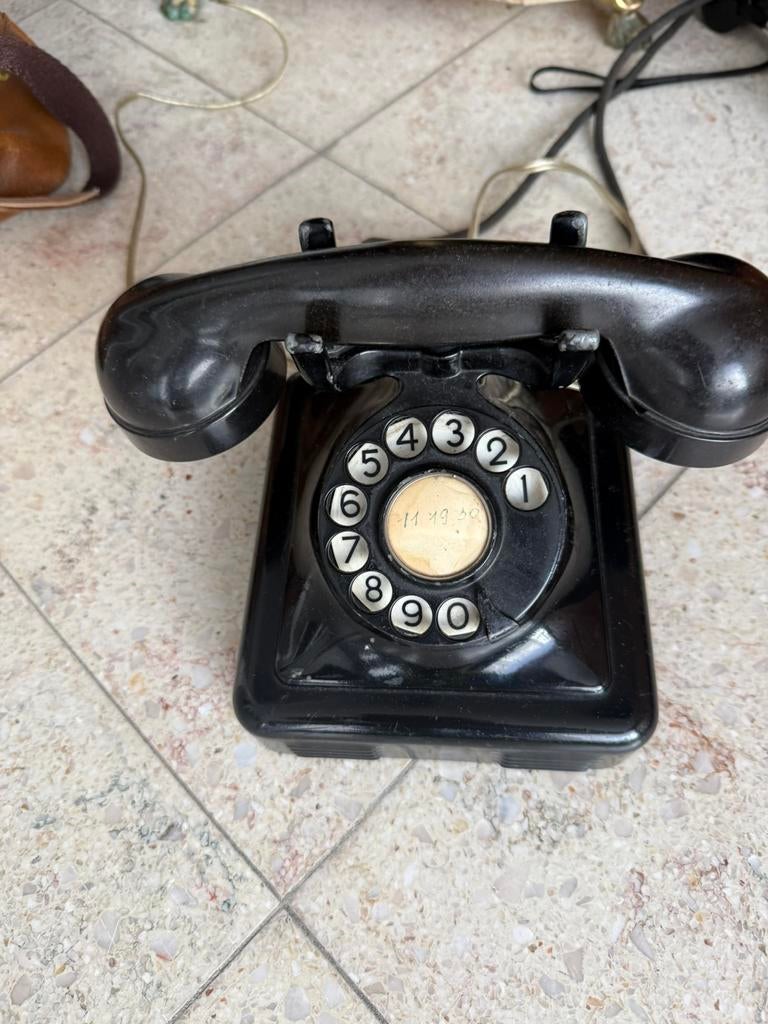 Oude bakelieten telefoon, Antiek en Kunst, Ophalen