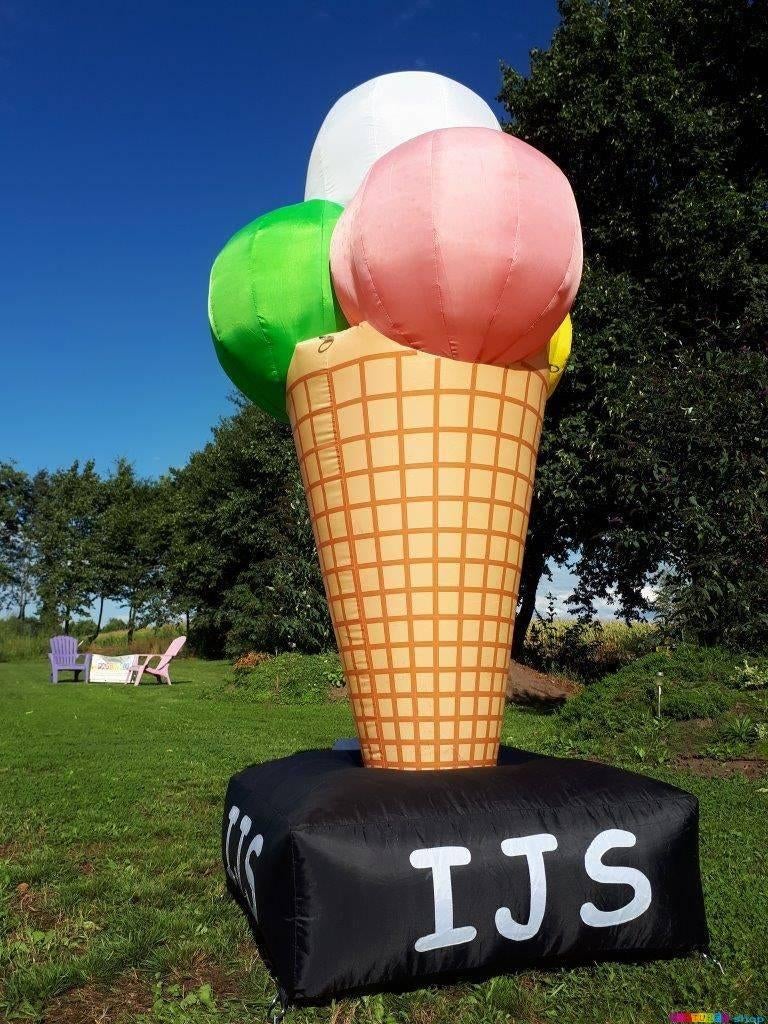 Opblaasfiguur Italiaanse ijs van SkytubesShop, Ophalen of Verzenden, Nieuw, Feestartikel