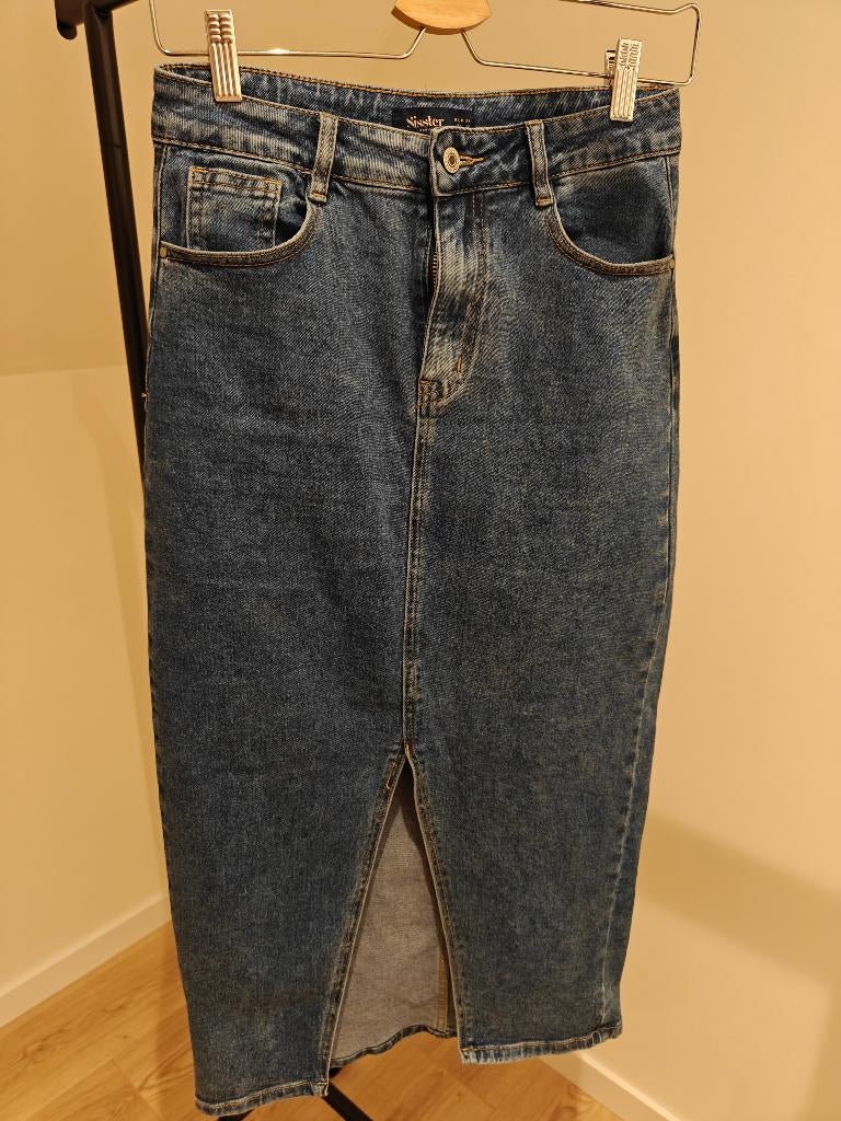 Jeans rok, Kleding | Dames, Rokken, Ophalen of Verzenden, Zo goed als nieuw, Maat 38/40 (M)