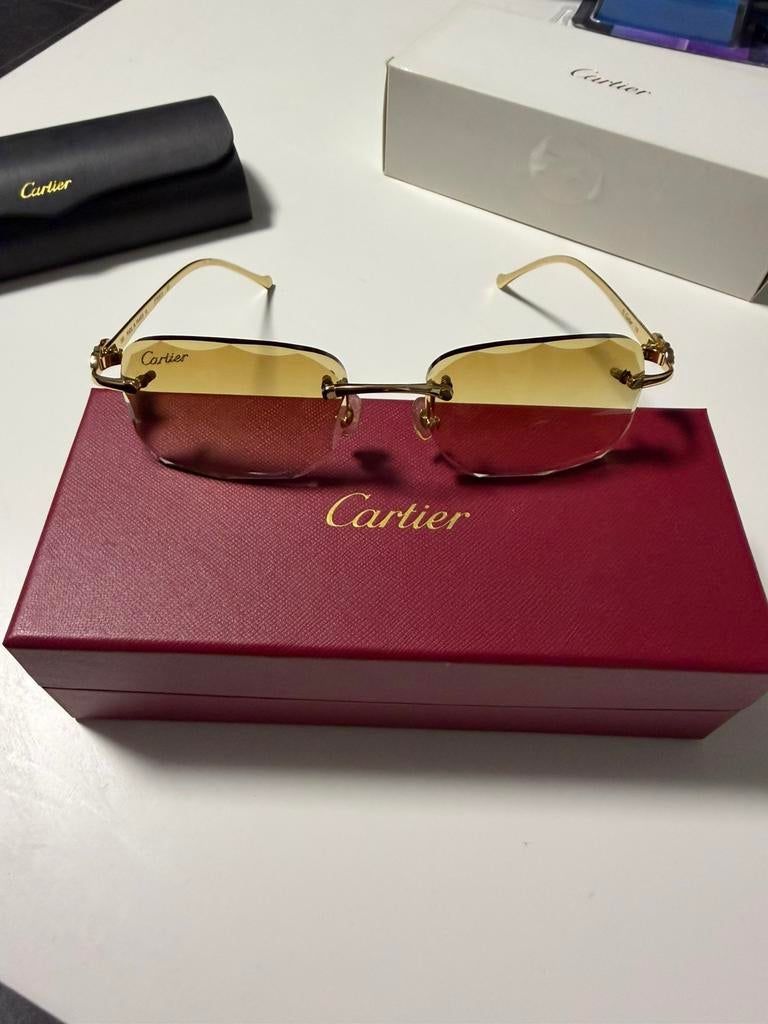 Lunettes de soleil Cartier, Enlèvement, Comme neuf, Lunettes