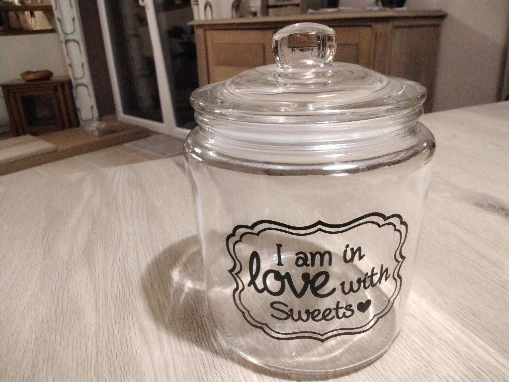 4 bocaux hermétiques, Maison & Meubles, Enlèvement, Utilisé, Verre