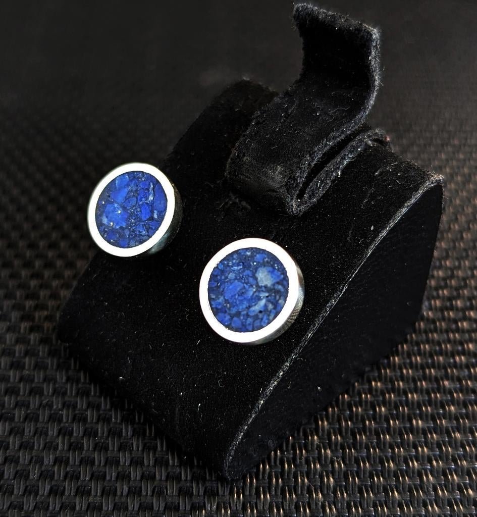 Superbes boucles d'oreilles rondes en argent, Bijoux, Sacs & Beauté, Boucles d'oreilles, Avec pierre précieuse, Argent, Argent