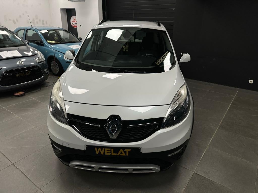 RENAULT XMOD MEGANESCENIC 2014 BENZINE 99.000 KM/NIEUW STAAT, Auto's, Bluetooth, Euro 5, Zwart, Wit