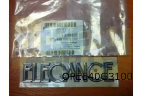 Opel Corsa C Combo / Meriva (11/00-2/12) embleem tekst "Eleg, Auto-onderdelen, -, Verzenden, -, Opel
