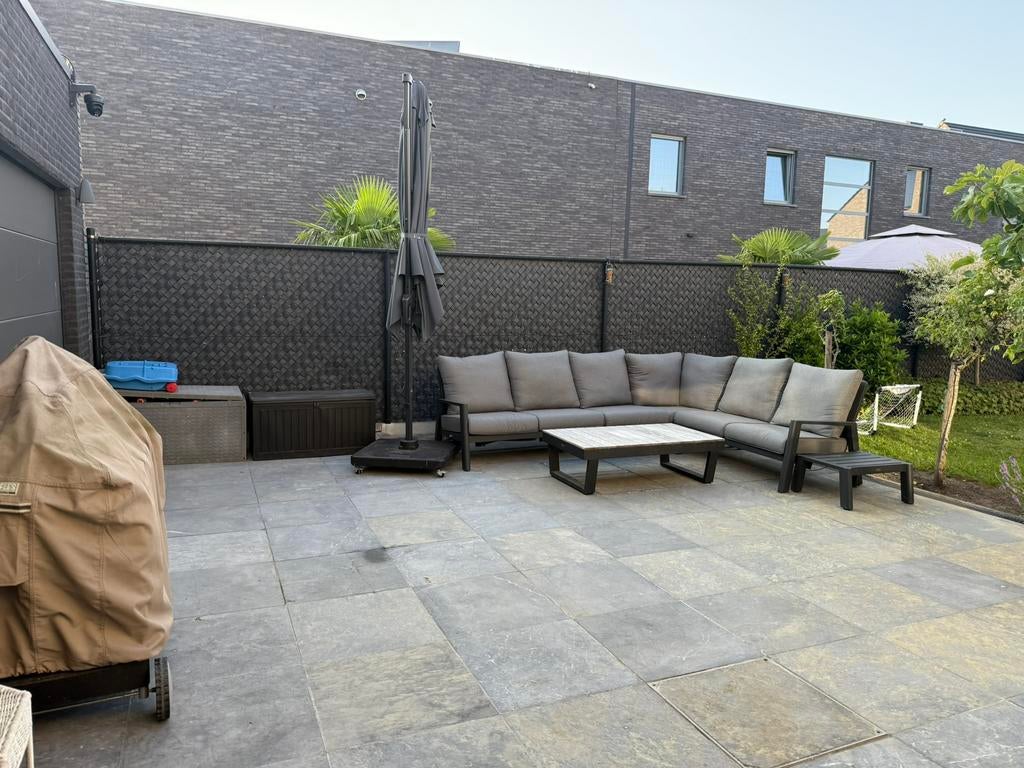 Loungeset: tuin / veranda - zware kwaliteit, Ophalen, Aluminium, Loungeset, Bank