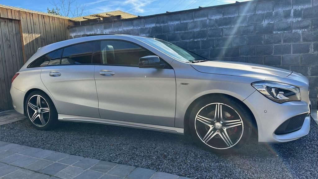 Mercedes-Benz CLA 250 i 4-Matic Sport AMG Line Pano Led Navi, Automaat, CLA, Gebruikt, Zwart