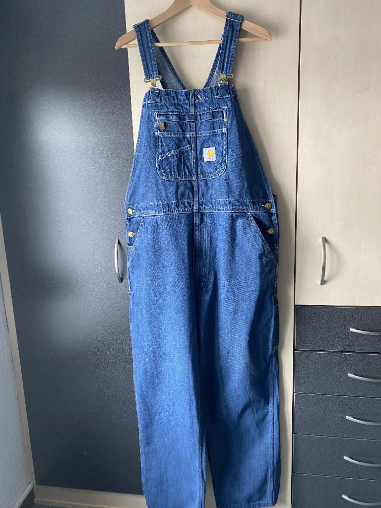 Carhartt Jeans overall heren, Kleding | Heren, W36 - W38 (confectie 52/54), Blauw, Carhartt, Ophalen of Verzenden