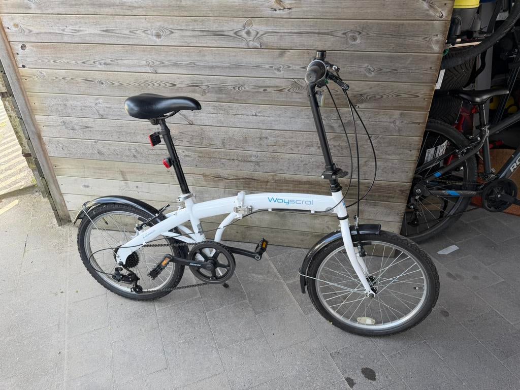 Plooifiets wayscral, Ophalen, Zo goed als nieuw