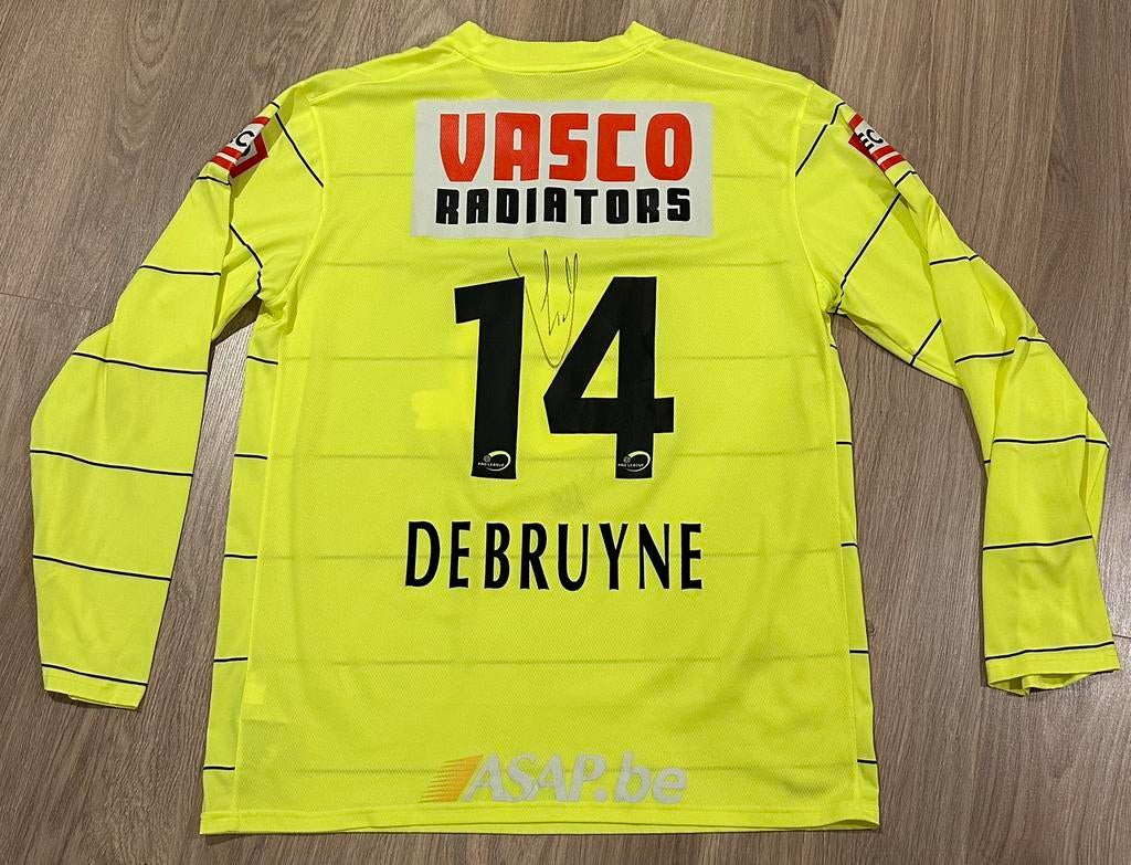 Match worn/issued shirt KRC Genk 2009/2010- Kevin De Bruyne, Sport en Fitness, Voetbal, Verzenden, Zo goed als nieuw, Shirt