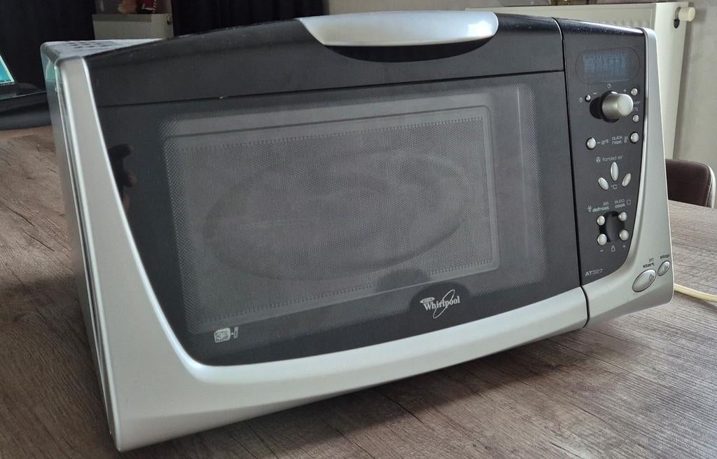Four à micro-ondes Combi Whirlpool, Croustillant, Comme neuf, Enlèvement, Four à micro-ondes combiné