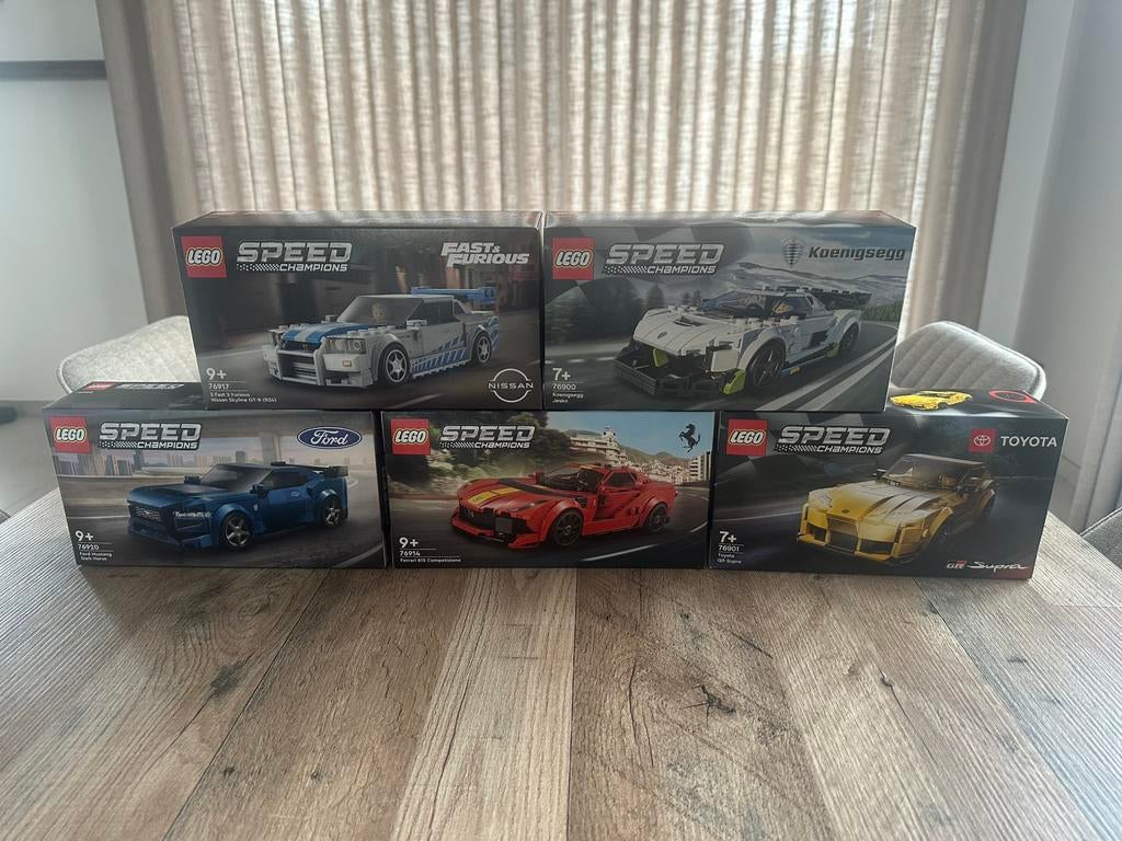 Lego speed champions sets - ONGEOPEND!, Lego, Nieuw, Complete set, Ongeopend/sealed