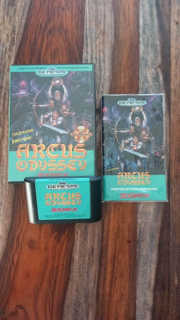 Arcus Odyssey Sega Genesis Megadrive mega drive complet, Enlèvement ou Envoi, Mega Drive