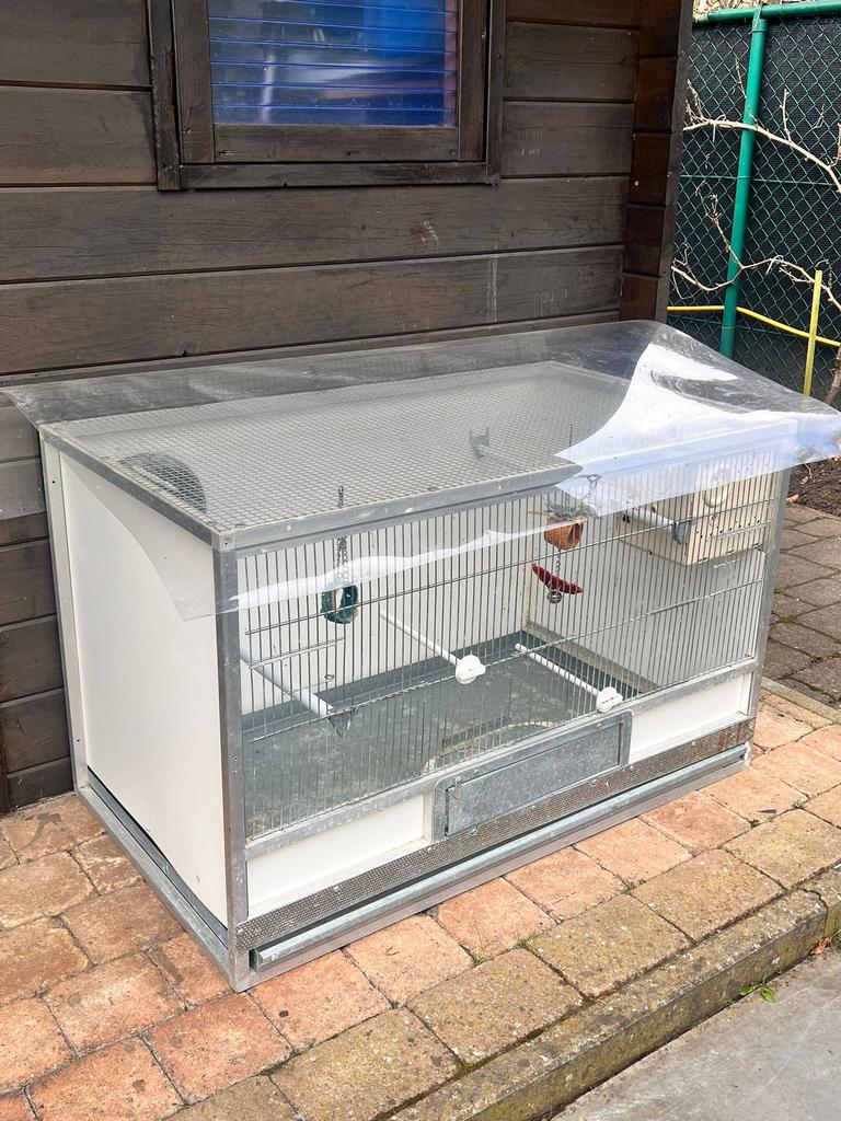 Vogelkooi roseicollis papegaaien, Dieren en Toebehoren, Vogels | Hokken en Kooien, Ophalen, Zo goed als nieuw, Vogelkooi