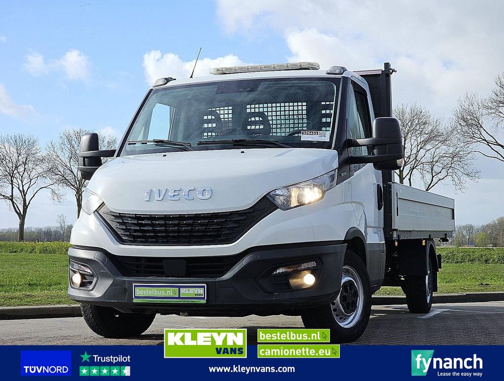 Iveco DAILY 35S14 L3 Open-Laadbak XL!, Auto's, Bestelwagens en Lichte vracht, Automaat, Iveco, Wit, Bedrijf