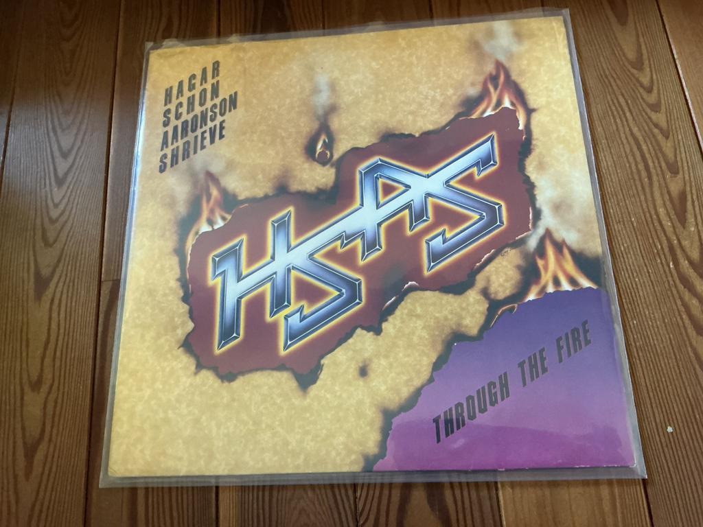 LP HSAS (Hagar, schon,aaronson,shrieve) - through the fire, Ophalen of Verzenden, Gebruikt