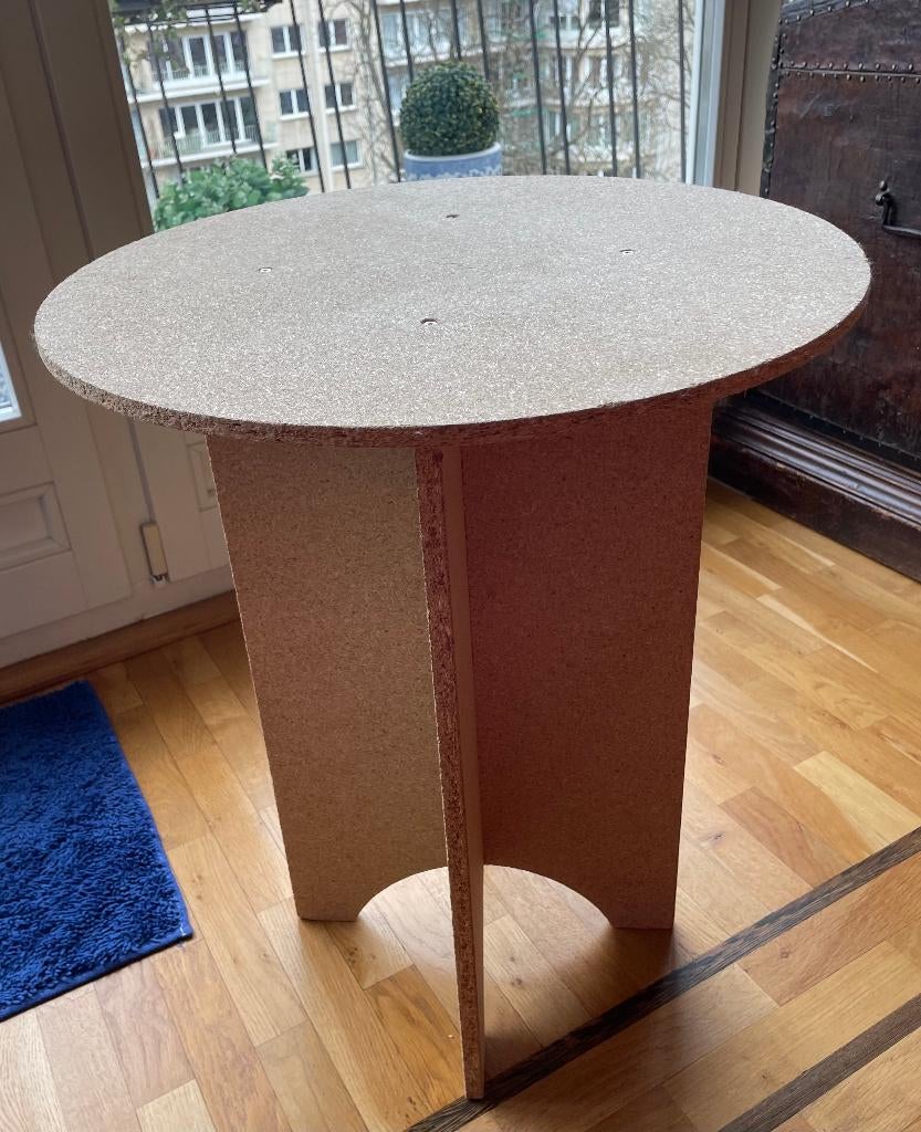 Petite table d'appoint IKEA, Maison & Meubles, Enlèvement, Comme neuf, Rond, Bois