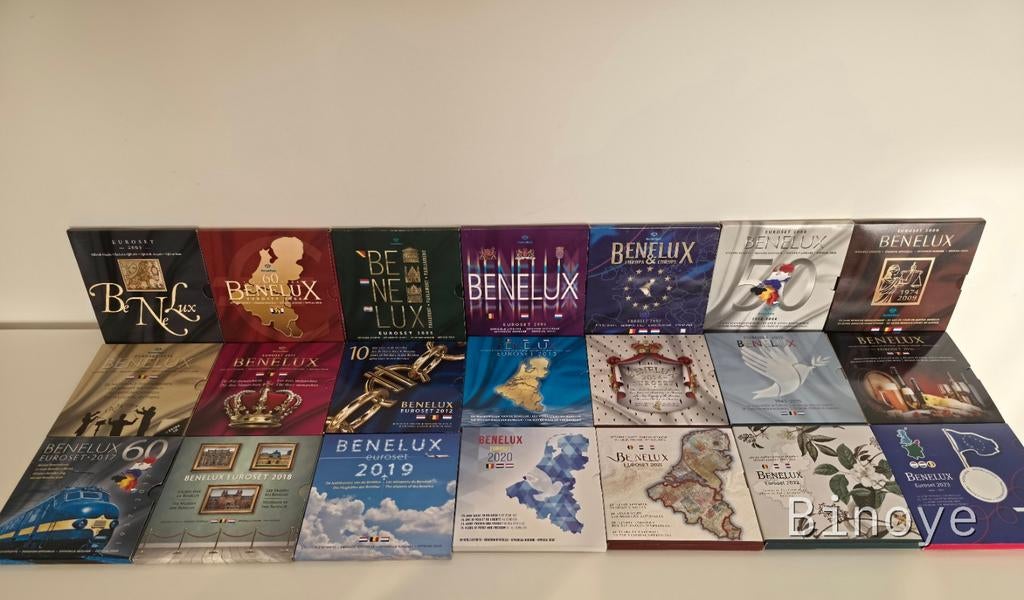 Benelux – Lot complet 21 sets FDC 2003‑2023, Timbres & Monnaies, Monnaies | Europe | Monnaies euro, Enlèvement ou Envoi, Autres pays