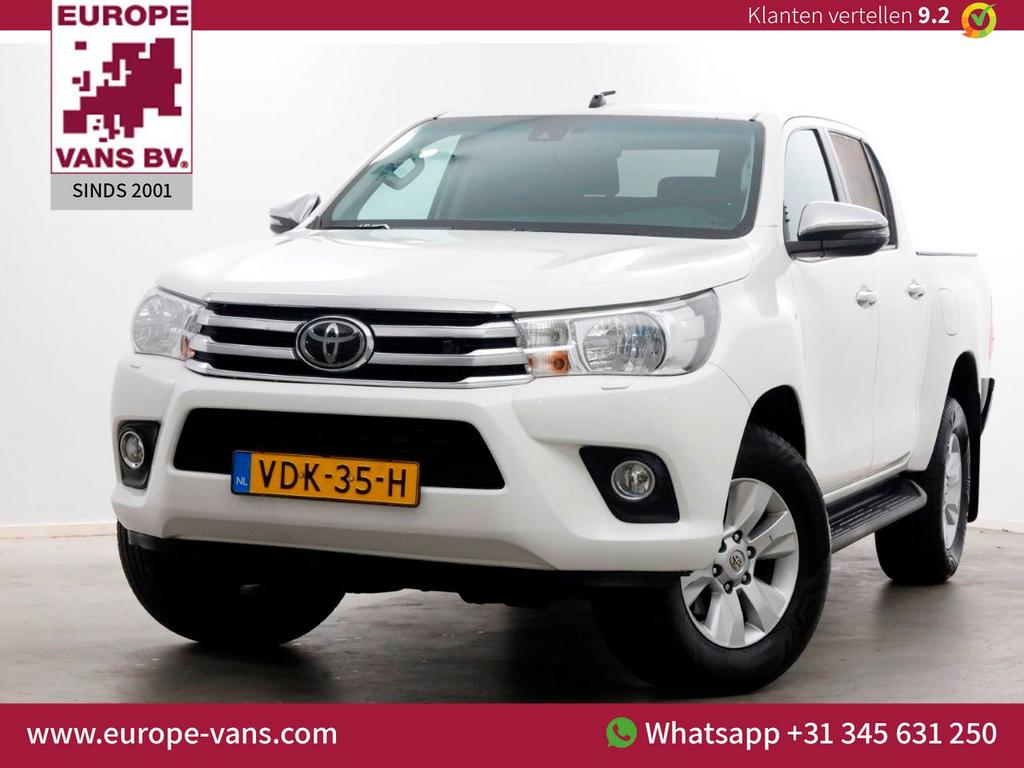 Toyota HiLux 2.4 D-4D-F 150pk E6 4WD 4x4 Automaat Double Cab, Auto's, Automaat, Wit, Bedrijf, Diesel