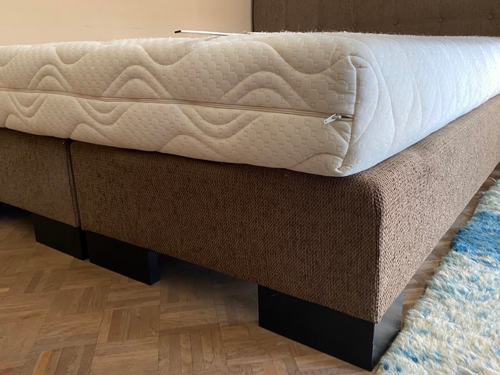 Dubbel bed 200x160 incl matras, Enlèvement, Comme neuf