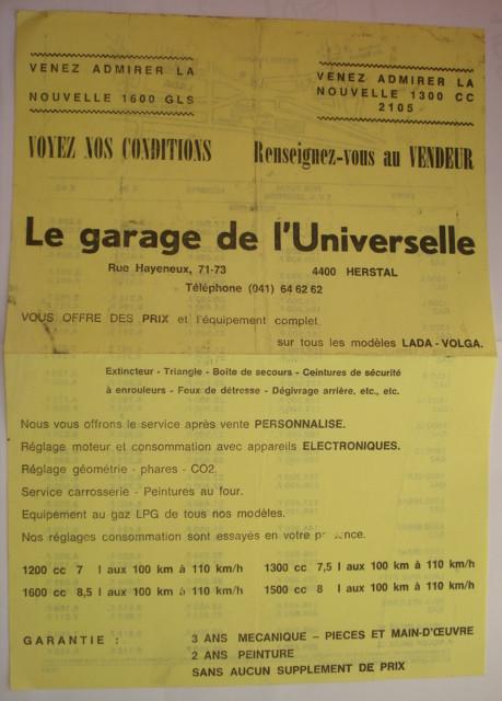 Lada Volga gamme liste de prix 1981 VAZ AutoVAZ GAZ Brochure, Envoi, Utilisé, Autres marques