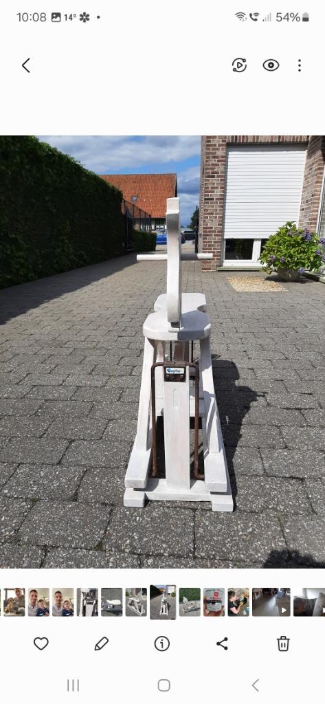 Houten schommelpaard, Kinderen en Baby's, Speelgoed | Houten speelgoed, Ophalen, Zo goed als nieuw, Rij- of Hobbelspeelgoed