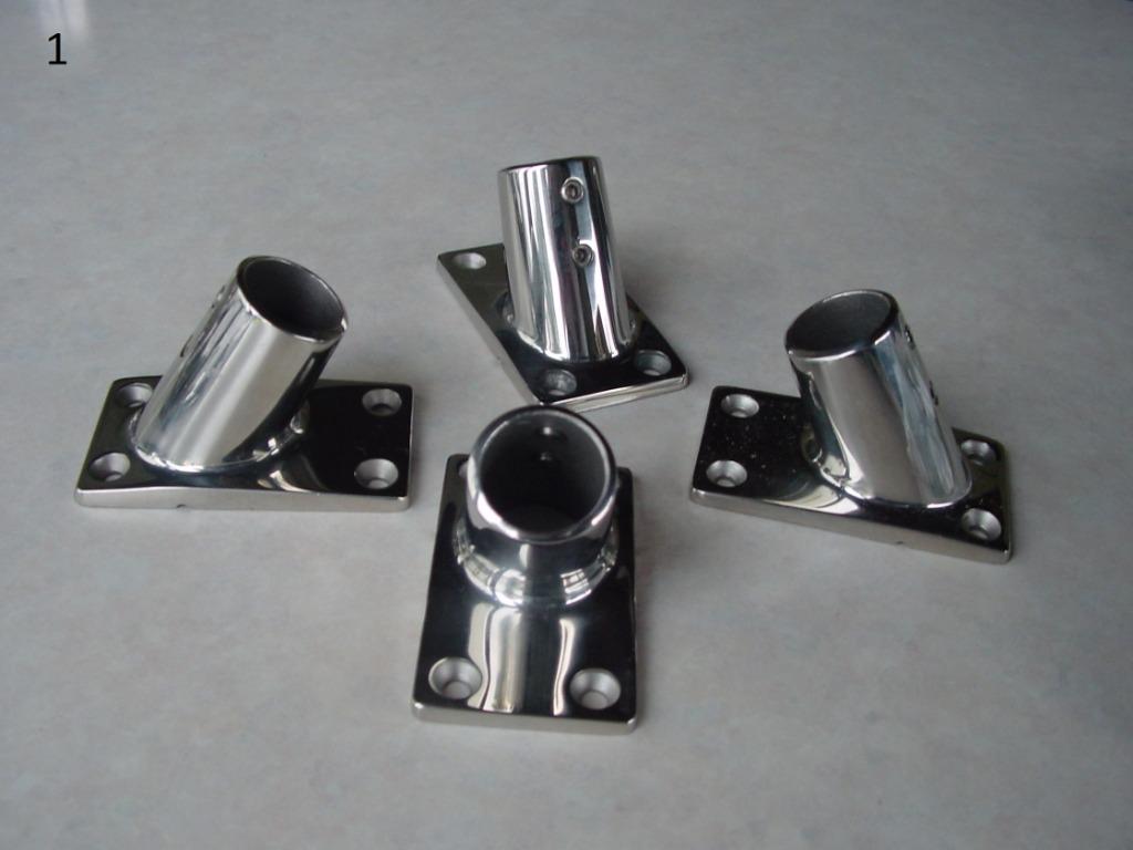 Rampe en acier inoxydable 316 | Base | Rectangulaire | 60 de, Enlèvement ou Envoi, Neuf, Garnitures de pont, Voilier ou Bateau à moteur