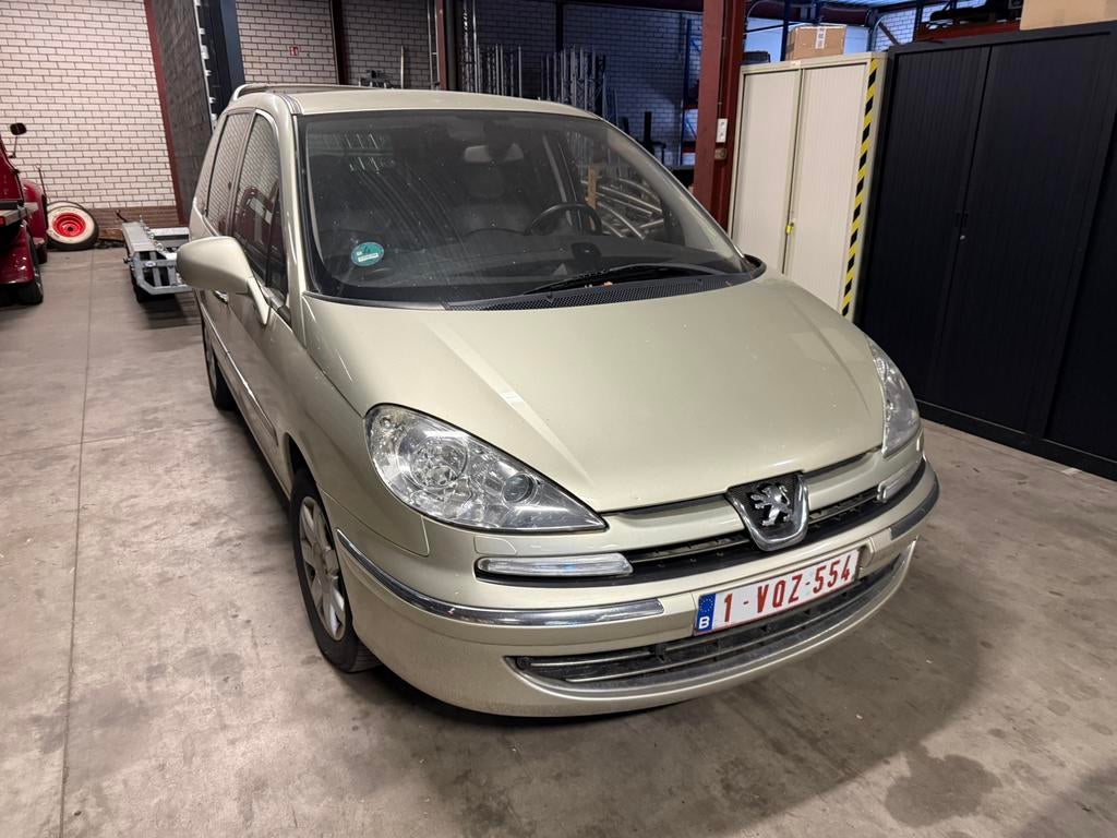 Peugeot 807 voor export, Autos, Peugeot, Particulier, Vitres électriques, Diesel, MPV ou Monospace, 5 portes, Boîte manuelle, Noir