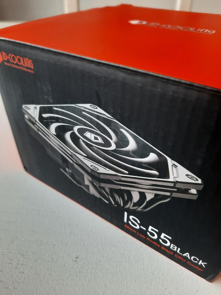 Ventillateur ID-COOLING IS-55 Noir, Computers en Software, Computerkoelers, Nieuw, Luchtkoeling, Ophalen of Verzenden